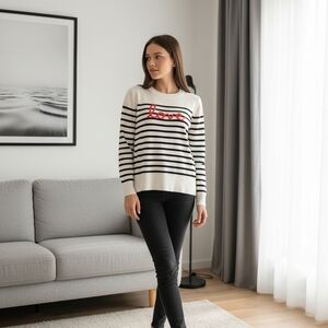 Marled Cream Sweater